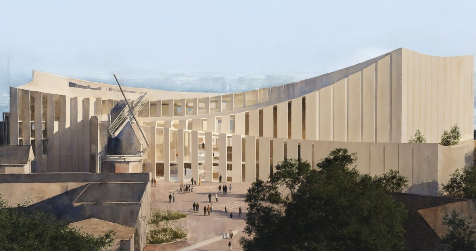 Benthem Crouwel Architects и Snøhetta построят культурный центр в Нидерландах