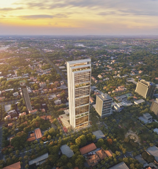 Foster + Partners построят 188-метровый небоскреб в Парагвае