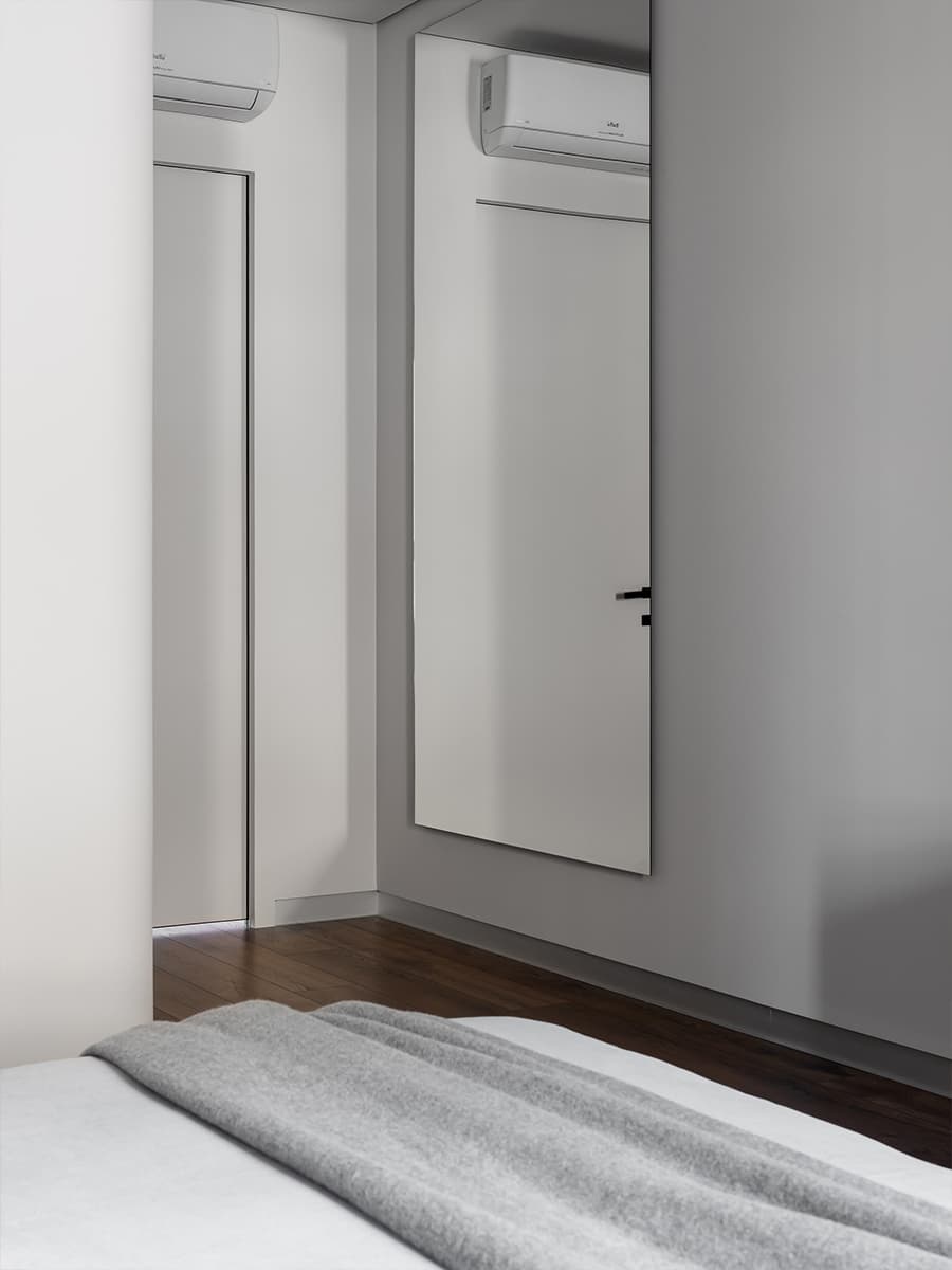 Радиусные перегородки в умиротворяющем интерьере для семьи — проект студии интерьерного дизайна STUDIO WHITE DESIGN