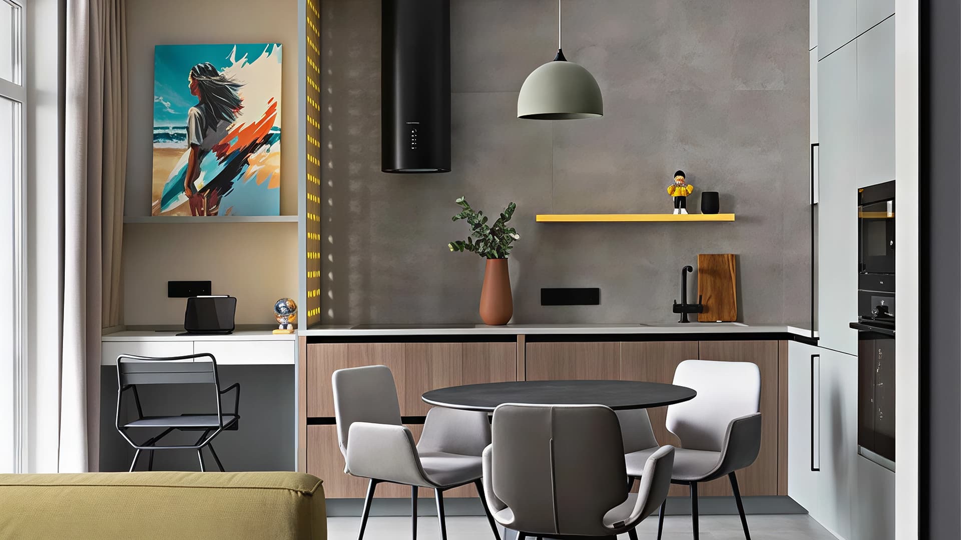 Небанальный интерьер квартиры с мужским характером — проект студии PiSA Design