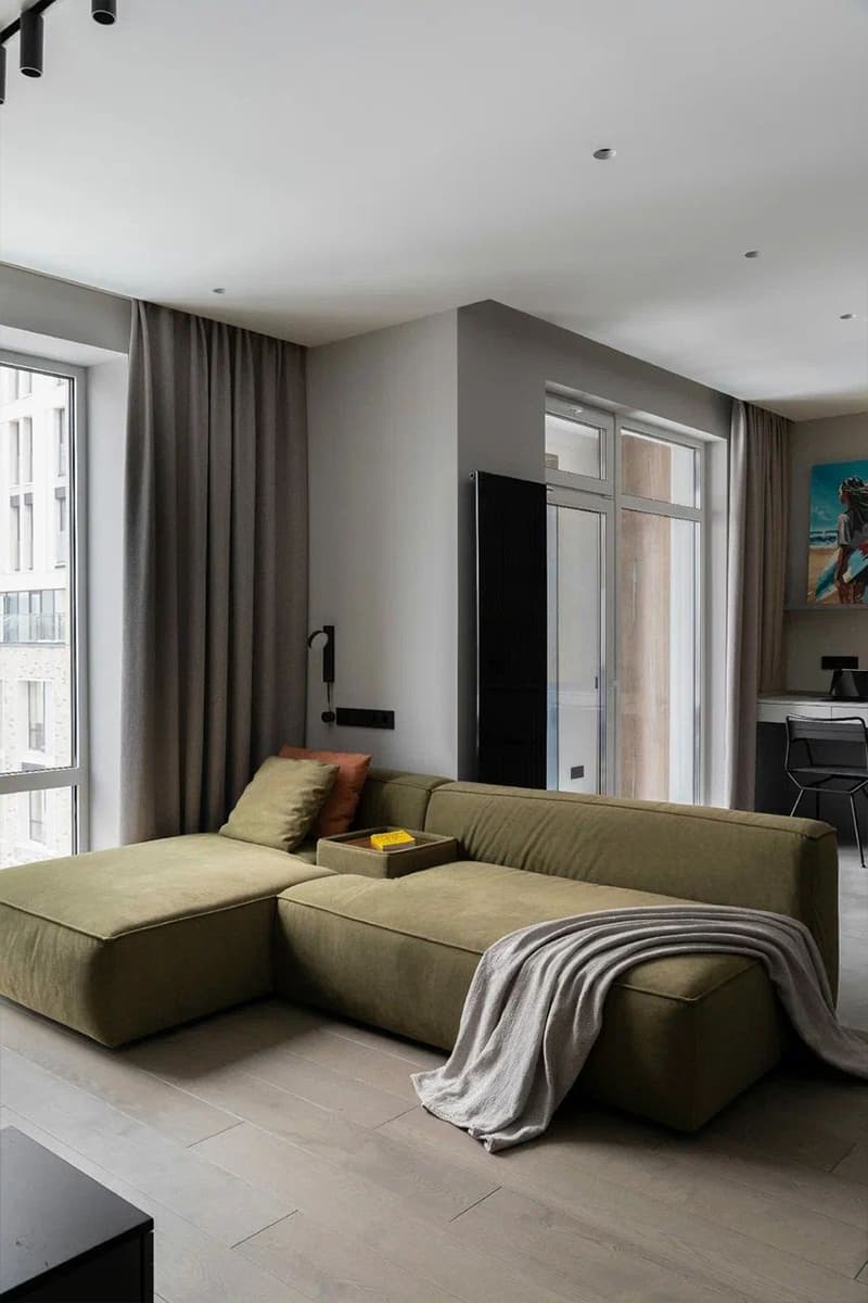 Небанальный интерьер квартиры с мужским характером — проект студии PiSA Design