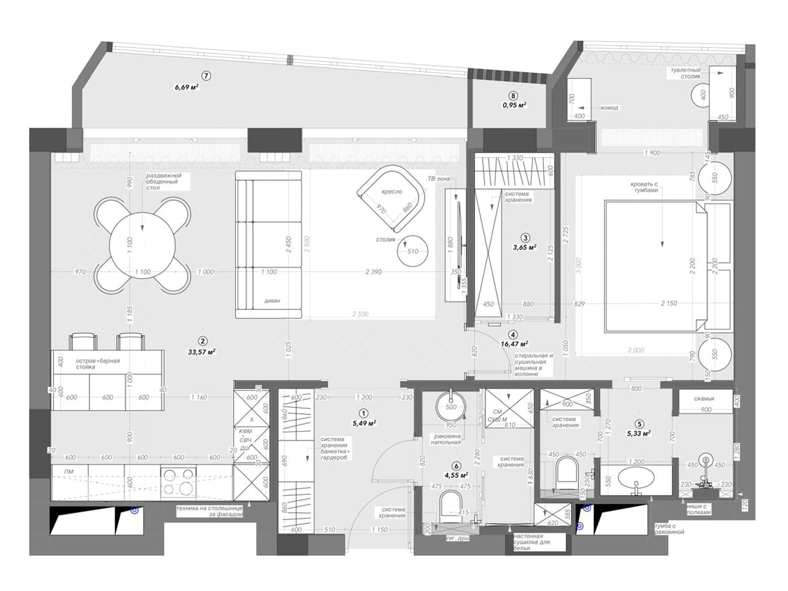Классика и узорчатые обои в интерьере квартиры для девушки — проект DIB.architects