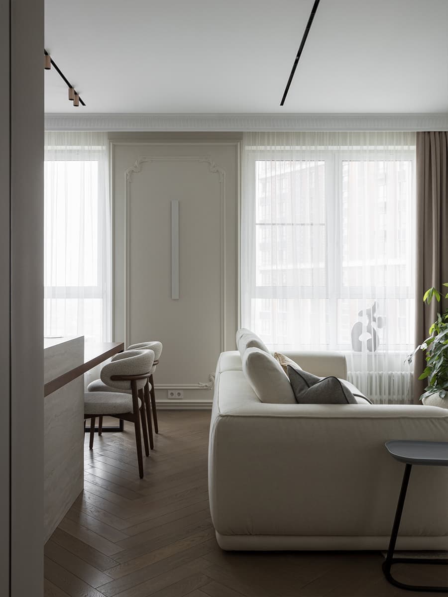 Квартира на вырост: сдержанный интерьер для родителей и ребенка — проект бюро STARIKOVA.ARCHITECTS