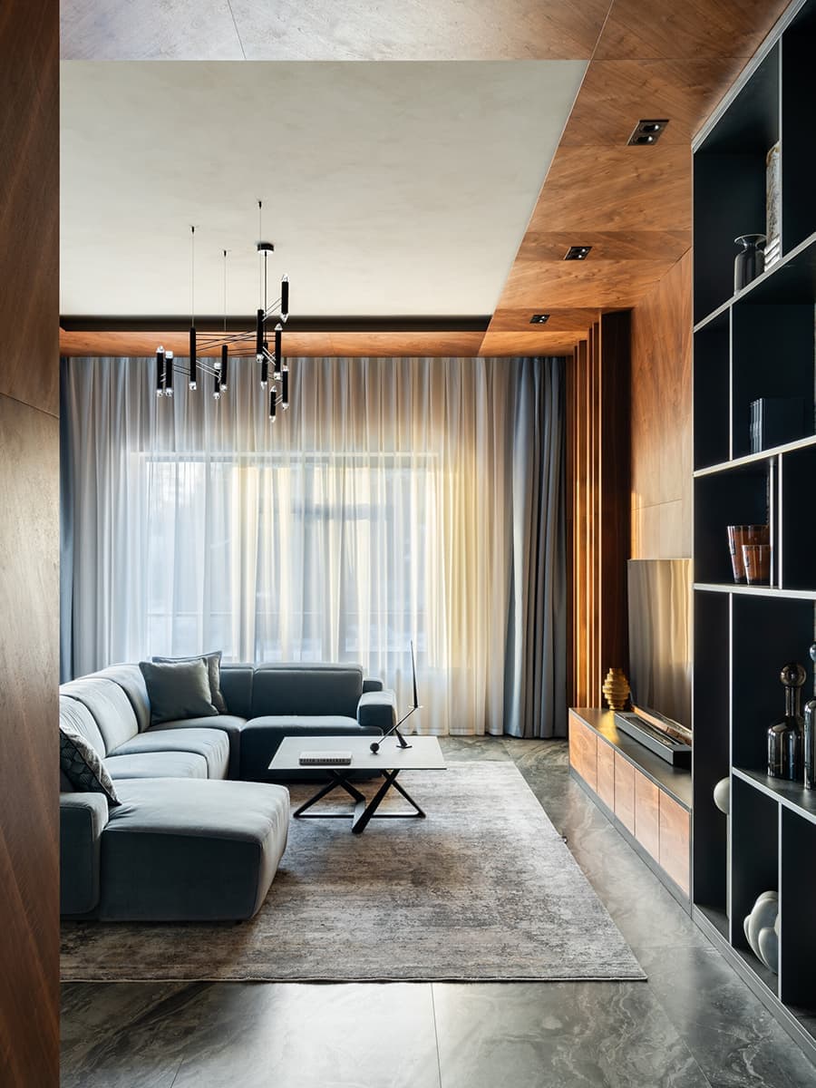 Образ альпийского шале в интерьере загородного дома — проект Александра Сенчугова