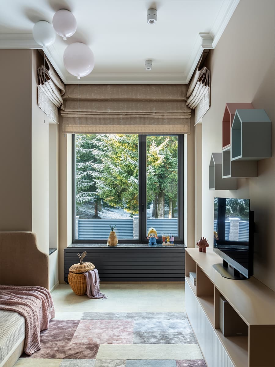 Образ альпийского шале в интерьере загородного дома — проект Александра Сенчугова