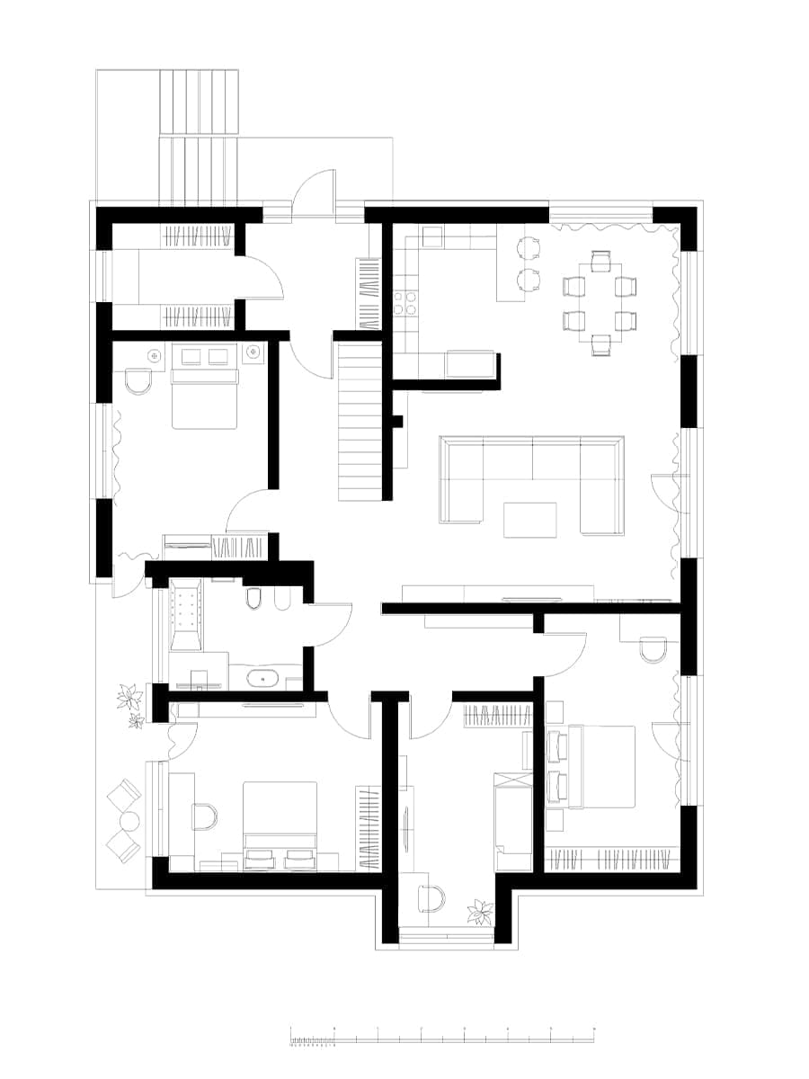 Образ альпийского шале в интерьере загородного дома — проект Александра Сенчугова