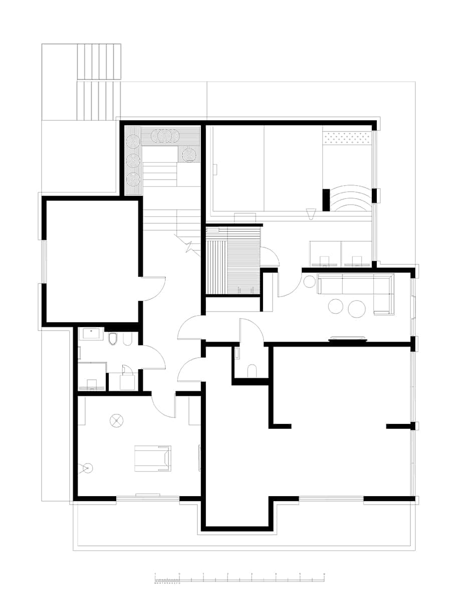 Образ альпийского шале в интерьере загородного дома — проект Александра Сенчугова
