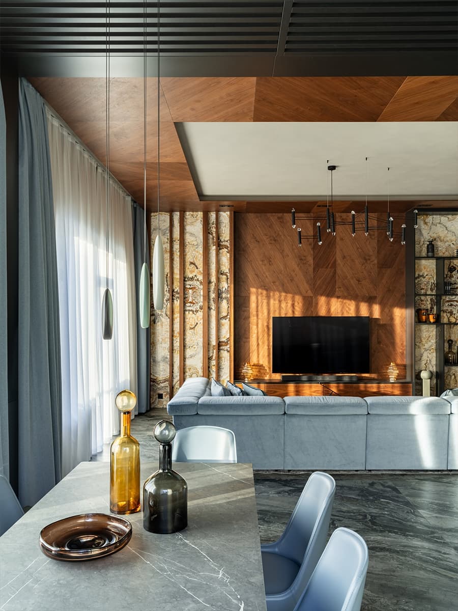 Образ альпийского шале в интерьере загородного дома — проект Александра Сенчугова