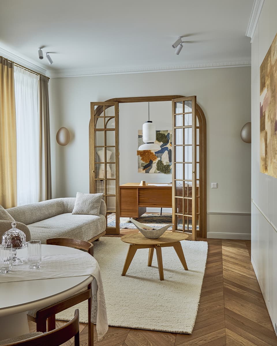 Интерьер уютной квартиры с женским характером в Чебоксарах — проект студии Indigo Interiors