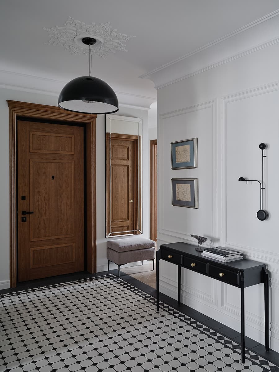 Шоколадные и персиковые тона в интерьере семейной квартиры — проект Дженнет Койтемировой