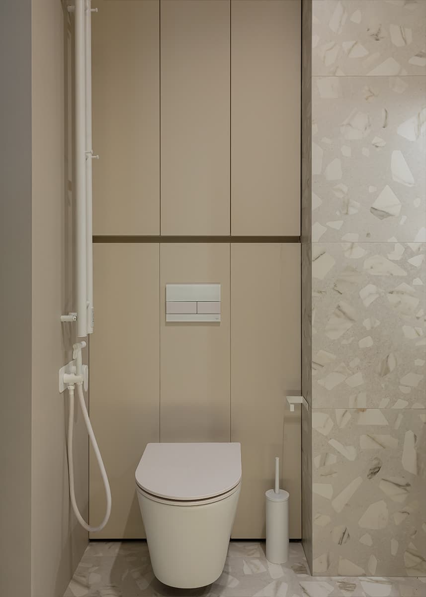 Игра контрастов в интерьере квартиры для семьи с питомцем — проект студии QBuro Interiors