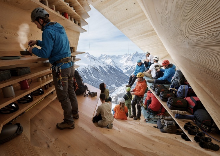 Студия Carlo Ratti Associati спроектировала укрытие для альпинистов
