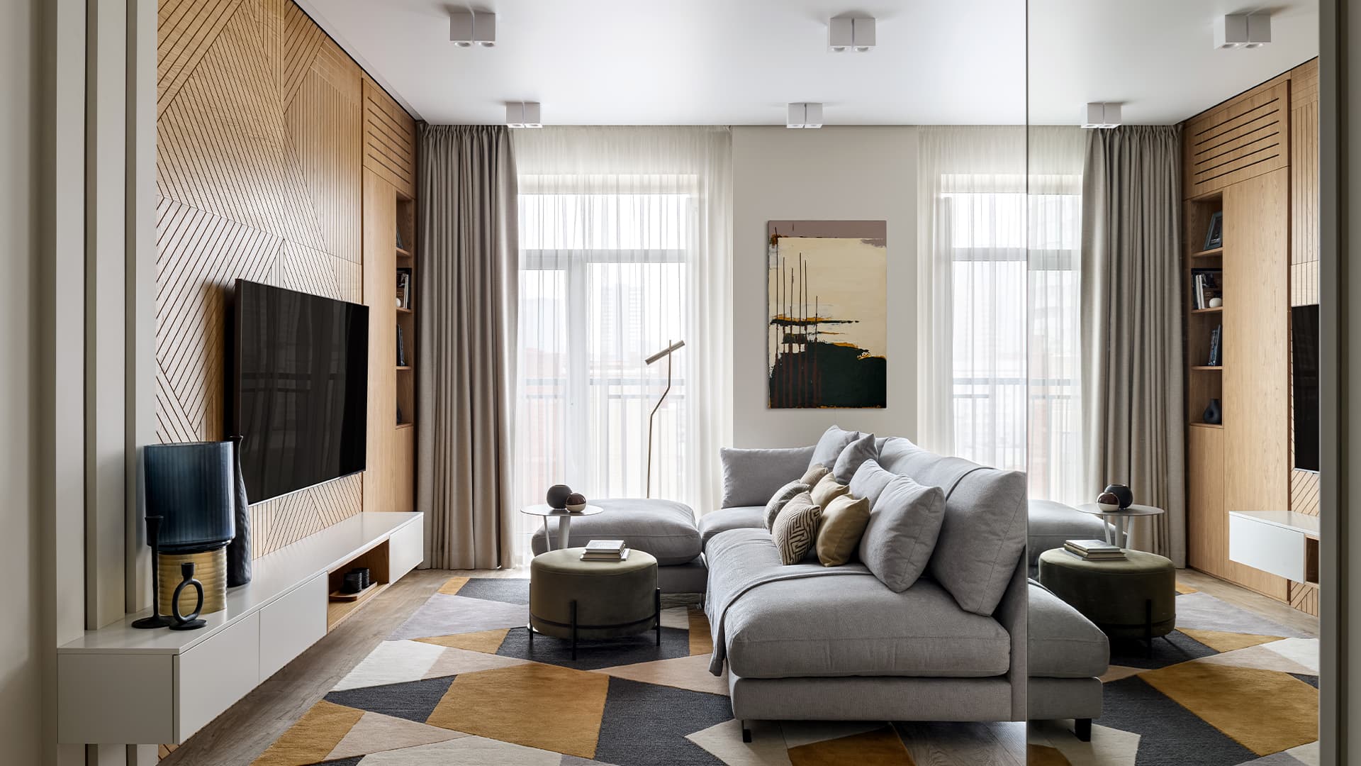 Выверенные пропорции в интерьере квартиры для молодой семьи — проект BULOVICH STUDIO