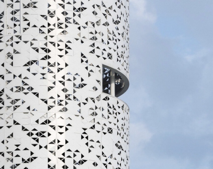 В заповеднике на Хайнане построили цилиндрическую смотровую башню