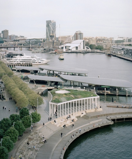 Besley & Spresser использовали терраццо из устричных раковин в проекте павильона в Сиднее