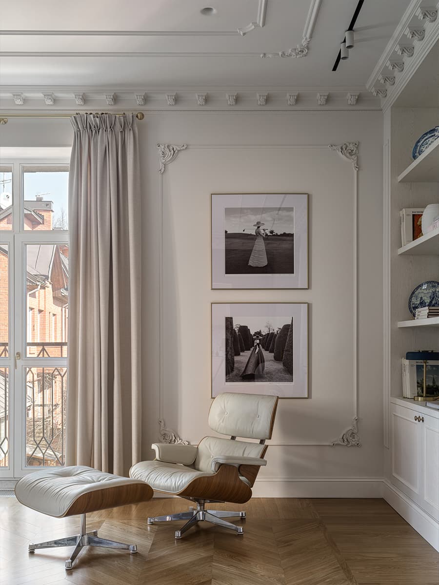 Элементы французского стиля в интерьере петербургской квартиры — проект студии Twins