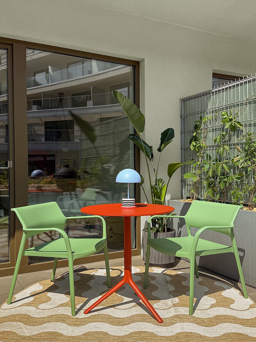 Практичный интерьер небольшой квартиры с собственным палисадником — проект дизайн-студии ANCconcept