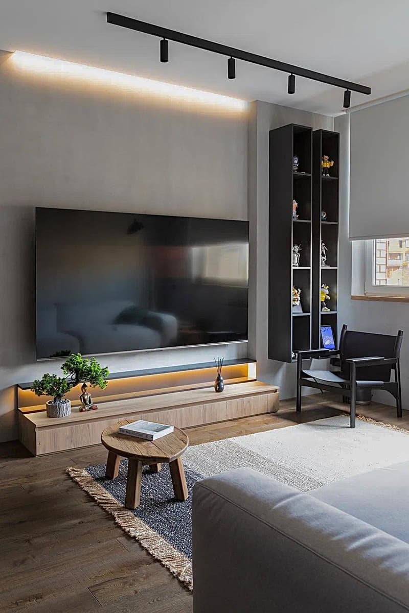 Практичный интерьер квартиры без лишних деталей — проект PISA design