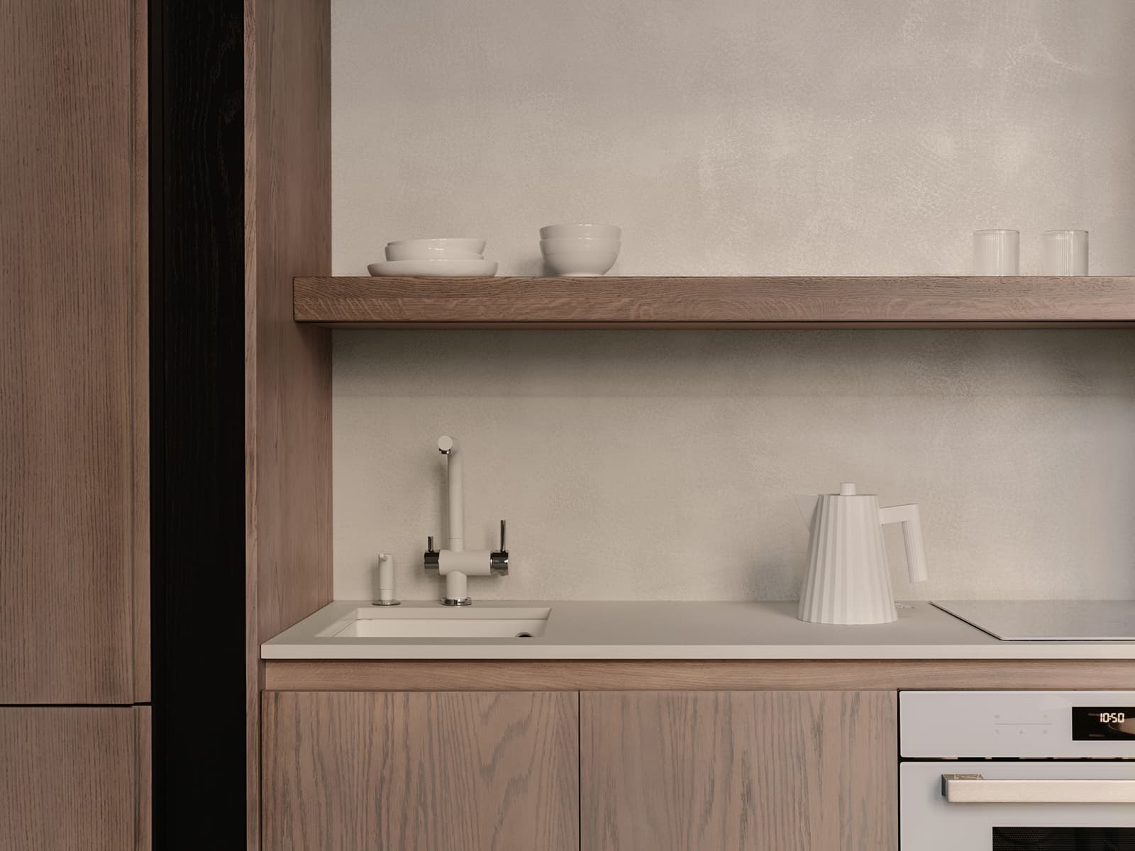 Эстетский интерьер екатеринбургской квартиры под сдачу в аренду — проект команды архитекторов А77