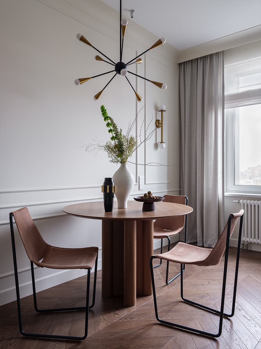 Элегантный интерьер с тонкими отсылками к классическому стилю — проект Кати Гербер