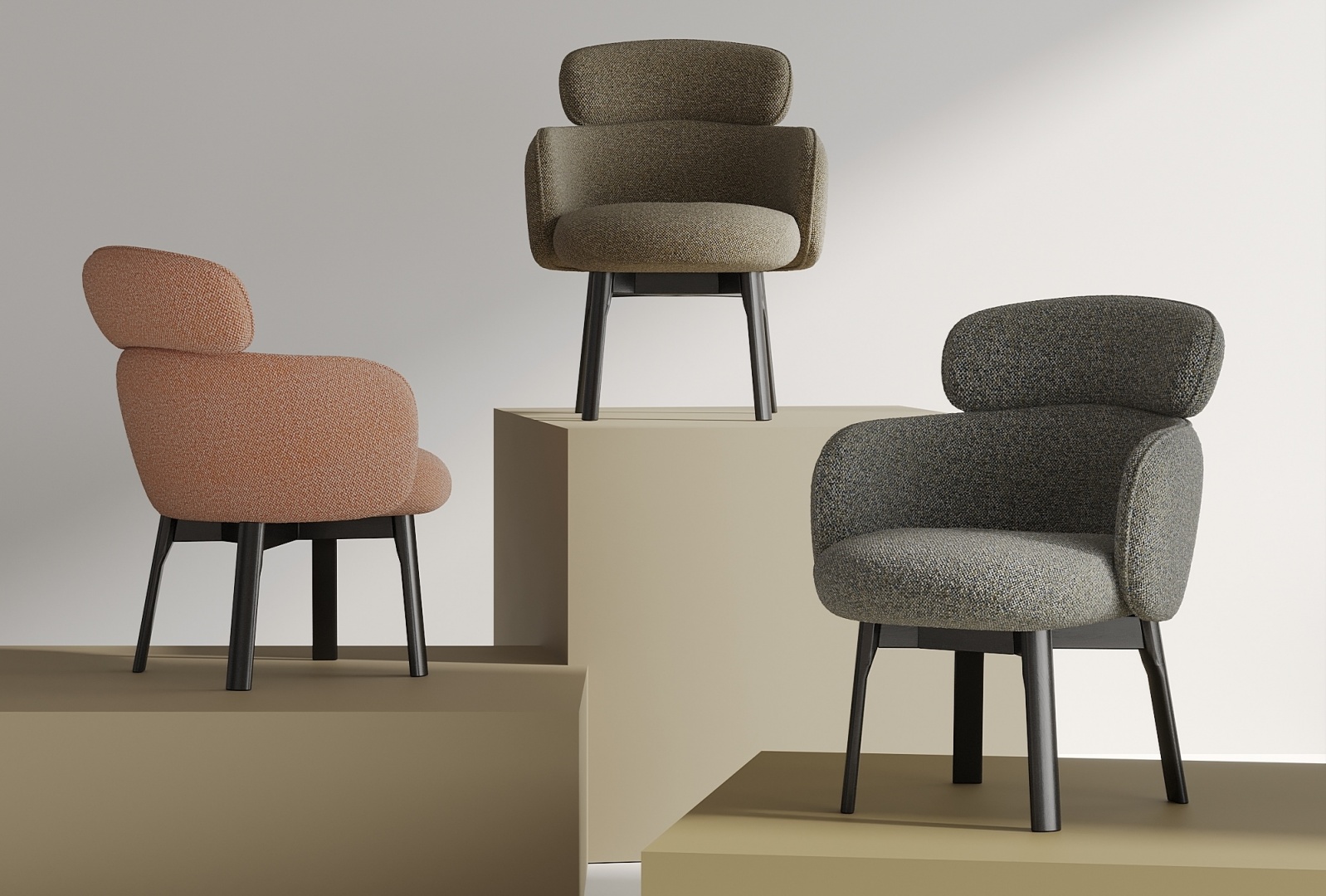Levantin Studio разработала серию кресел Etrio для Premier Group