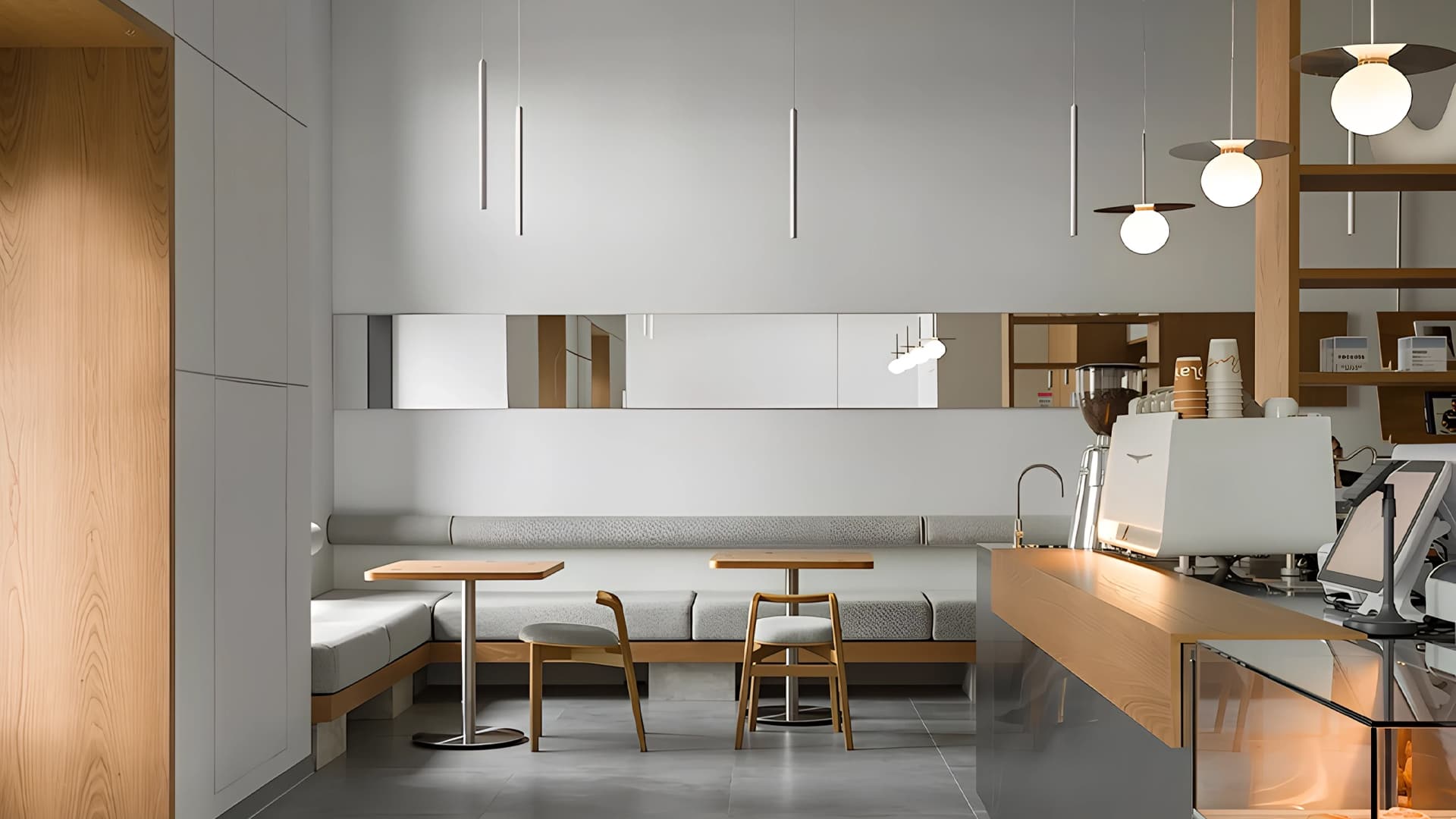 Воздушный интерьер московской кофейни — проект студии Quadrum