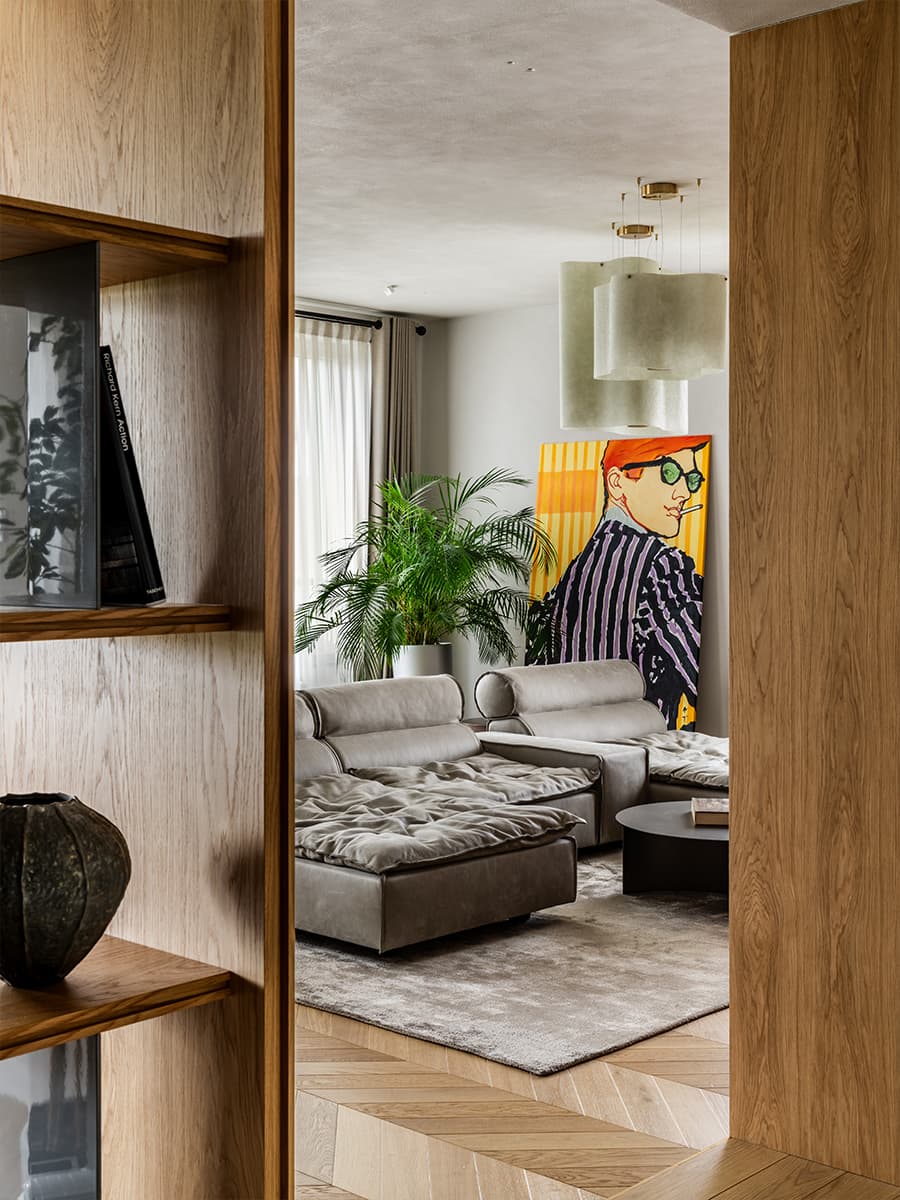 Дух «дома коллекционера» в интерьере квартиры для взыскательного заказчика — проект Александра Сенчугова