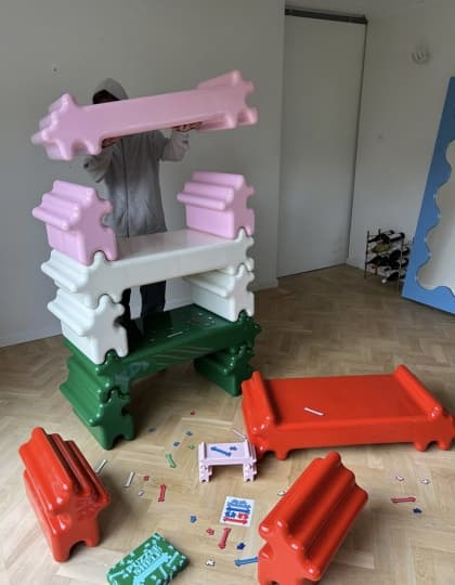 Густав Вестман создал модульную стеллажную систему