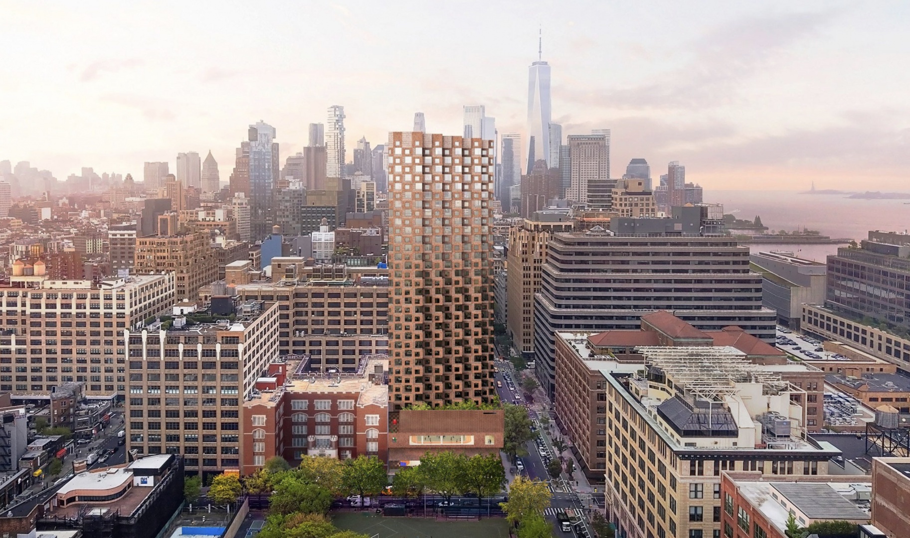 Herzog & de Meuron показали проект доступного жилья в Нью-Йорке