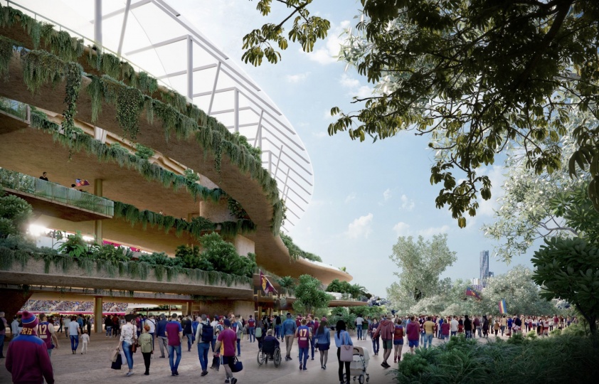 Бюро Cox Architecture и Hassell показали проект главной площадки Олимпийских игр-2032