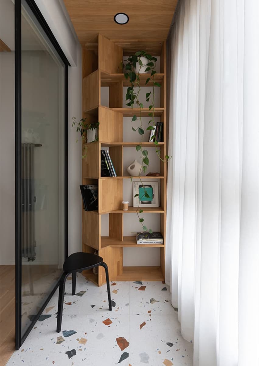 Интерьеры квартир с эффектной плиткой терраццо