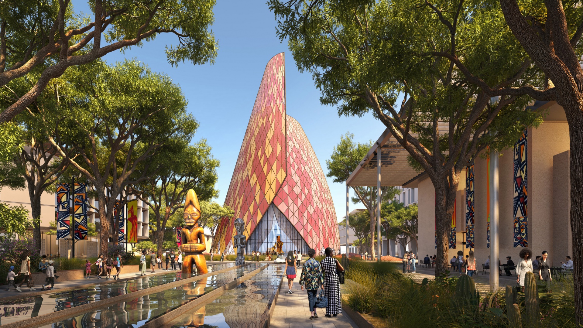 Foster + Partners показали проект аэротрополиса в Анголе Foster + Partners показали проект аэротрополиса в Анголе