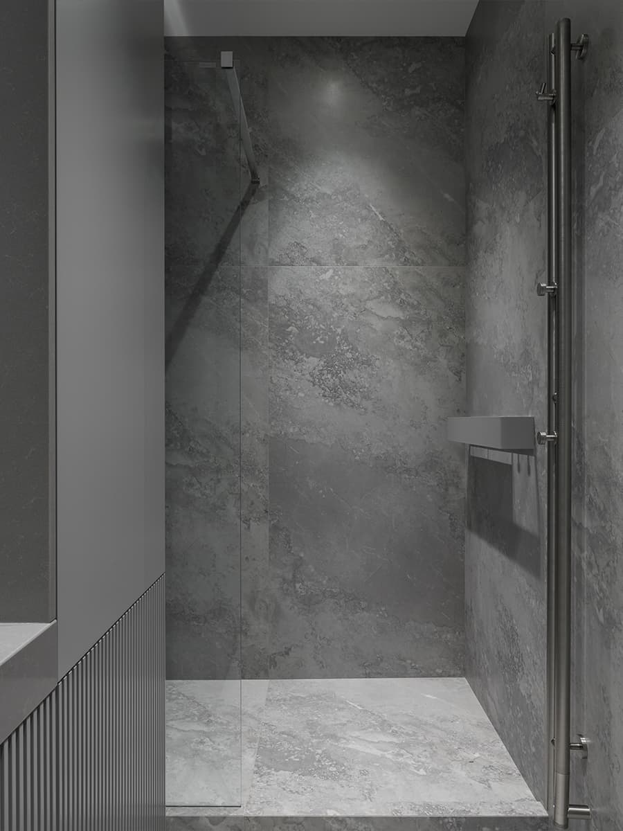 Радиусные объемы и итальянские светильники в интерьере челябинской квартиры — проект Starikova Architects