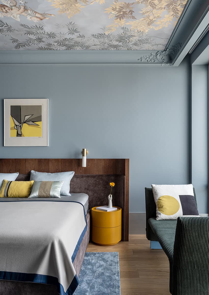 Интерьеры с винтажной мебелью и светом