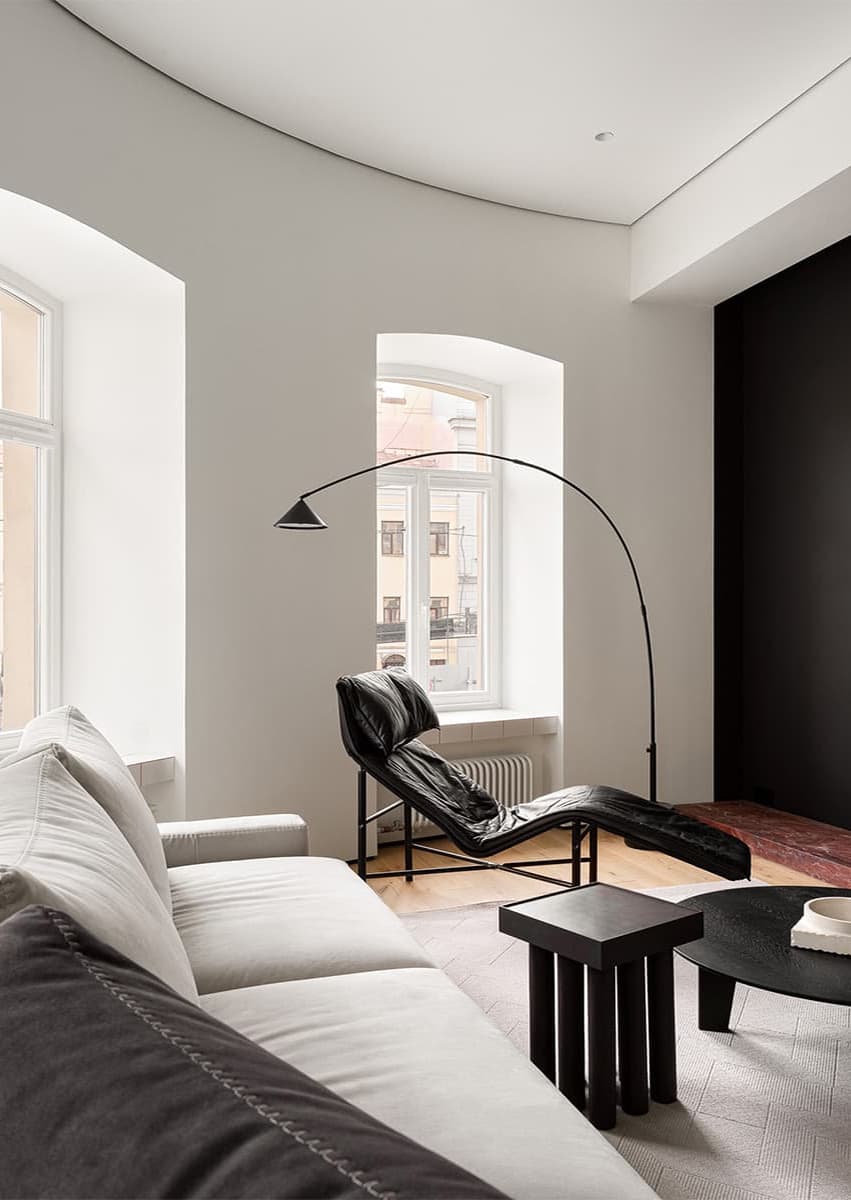 Интерьеры с винтажной мебелью и светом