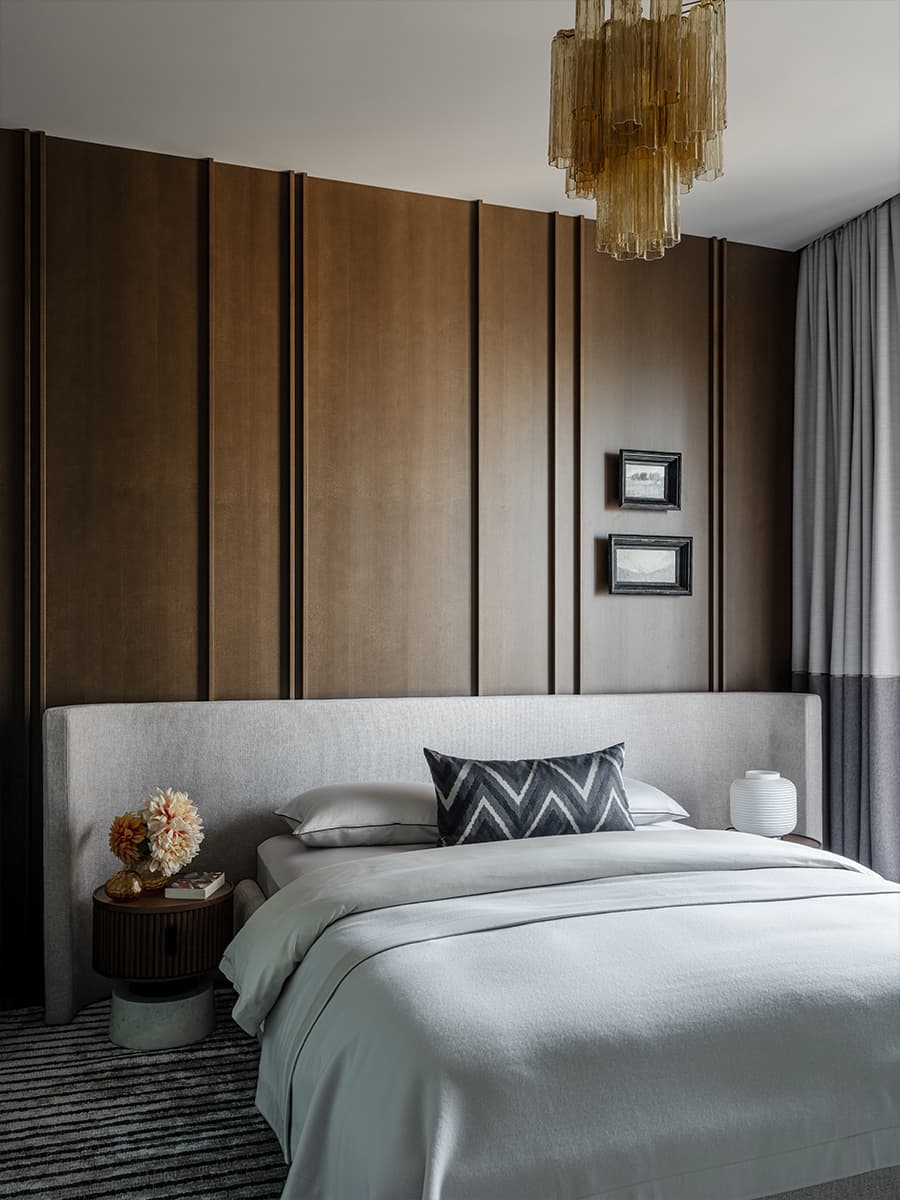 Драматичный интерьер квартиры для уединения — проект Марины Мирасовой