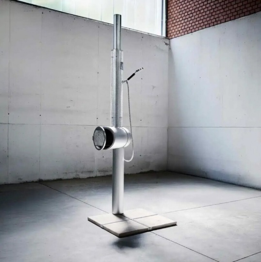 Feuerwasser придумала садовый душ с дровяной печью для нагрева воды