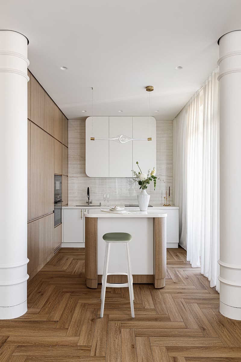 Воздушный интерьер квартиры для девушки — проект Ляззат Бисембиной