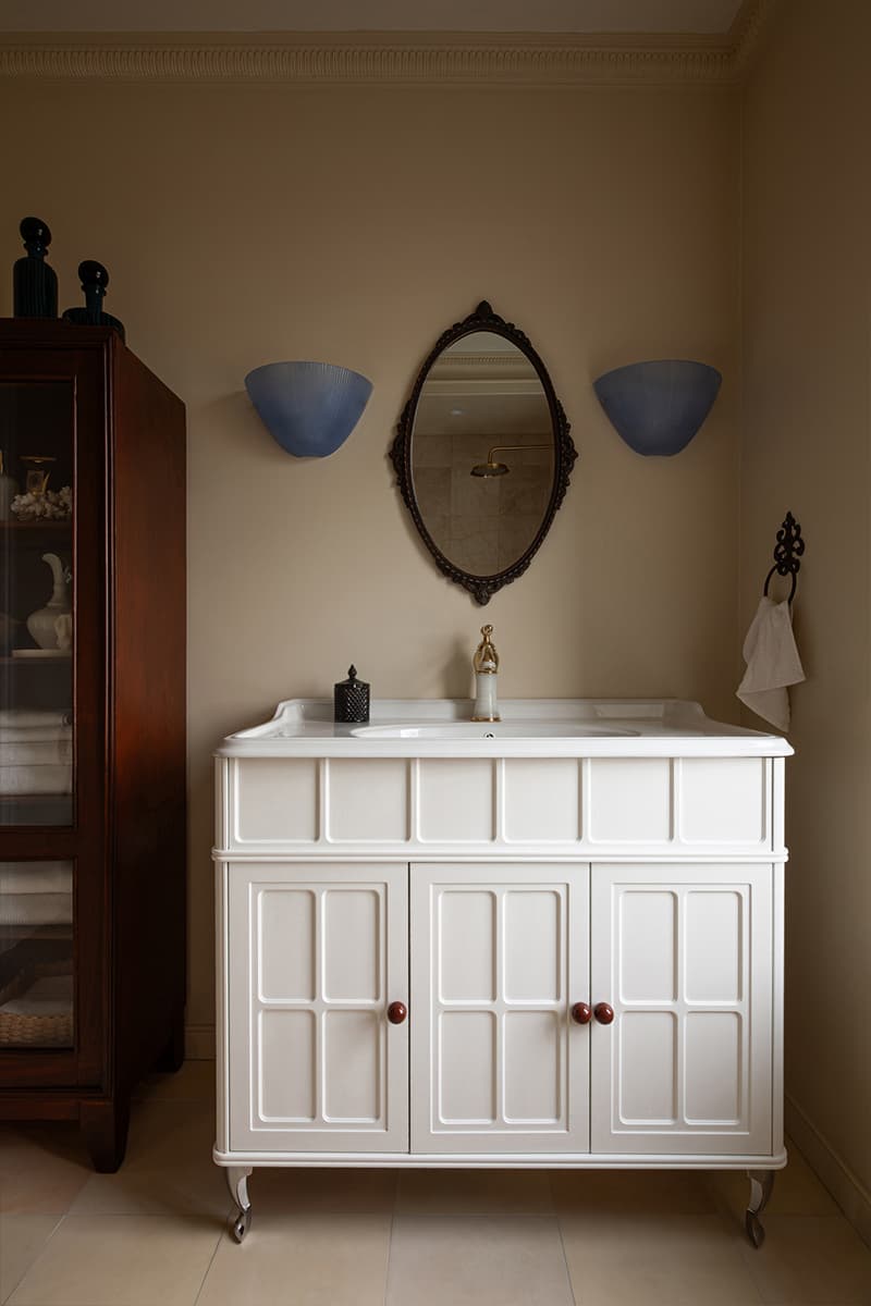 нтерьер квартиры с будуарной атмосферой — проект Ольги Поволоцкой