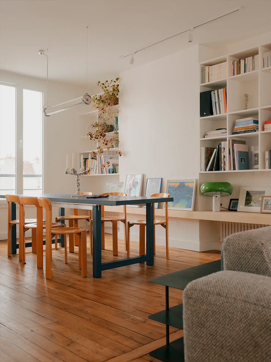 Воздушный интерьер квартиры в голубых тонах — проект PS Studio