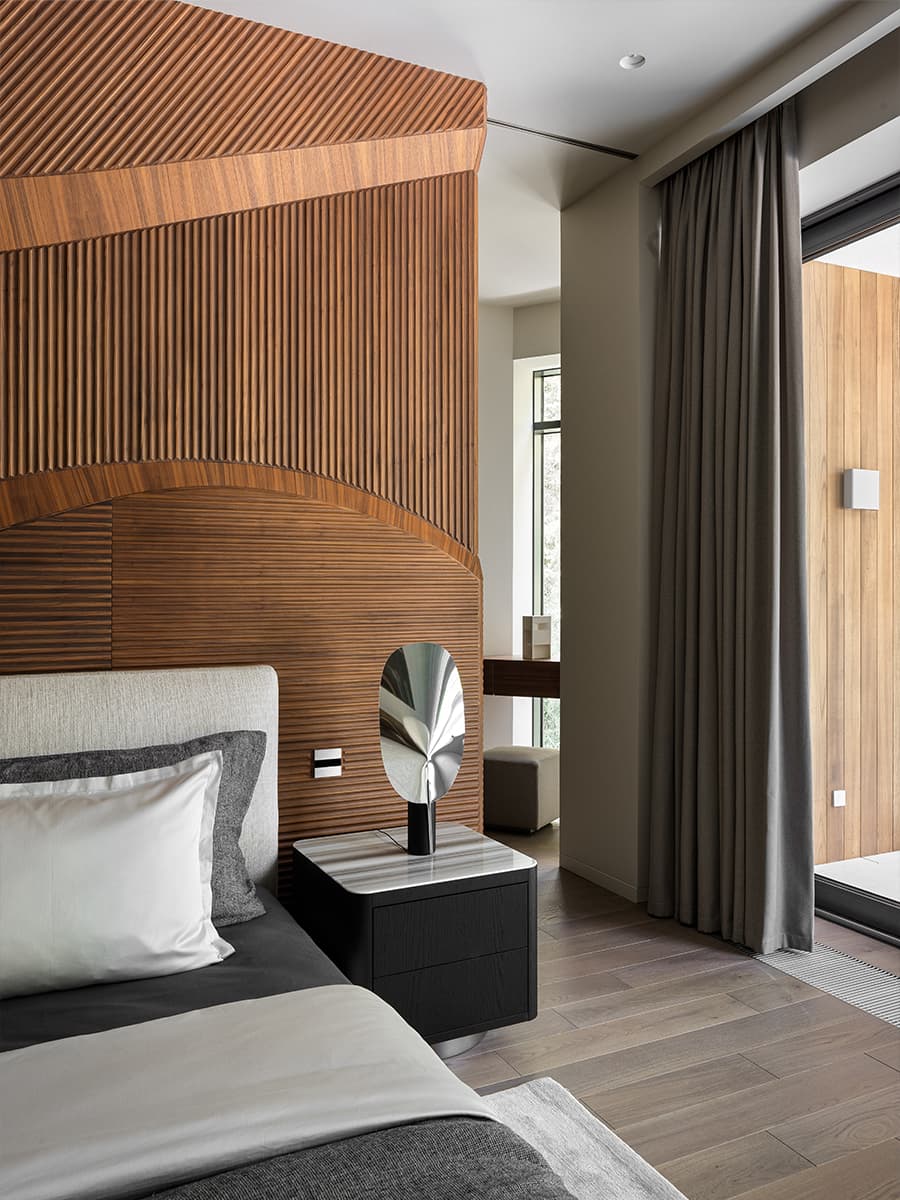 Строгость стали и стекла в интерьере загородного дома — проект студии VFORM