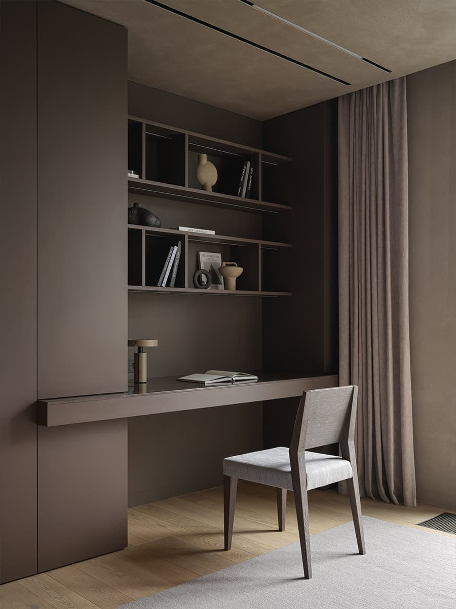 Теплые тона в интерьере бутиковой квартиры — проект архитектурной студии A&ES