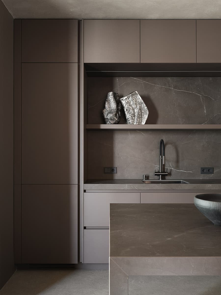 Теплые тона в интерьере бутиковой квартиры — проект архитектурной студии A&ES