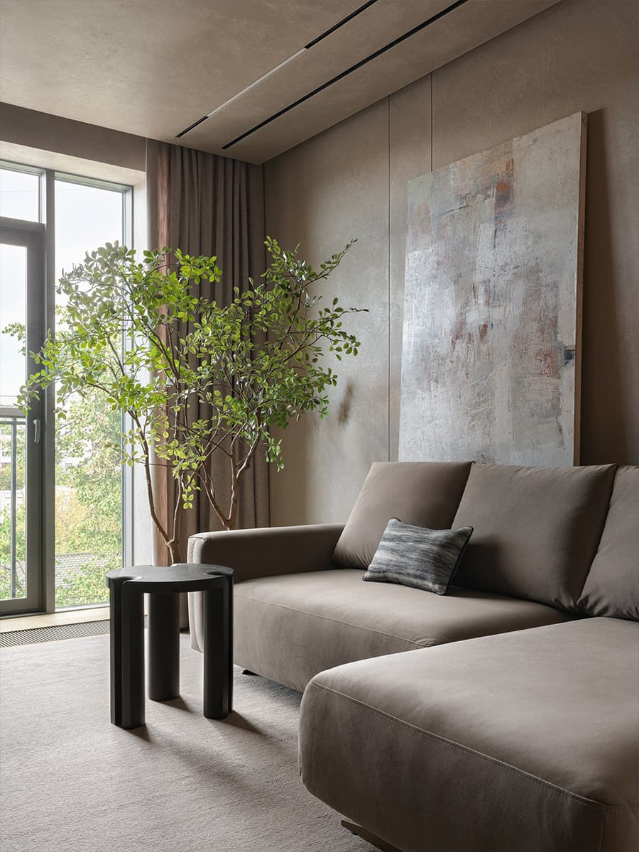 Теплые тона в интерьере бутиковой квартиры — проект архитектурной студии A&ES