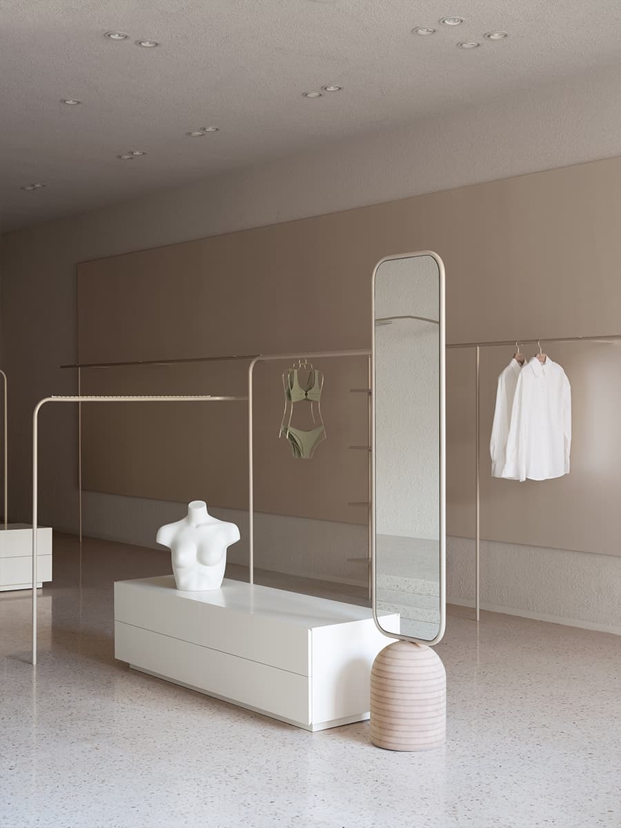 Обволакивающий интерьер флагмана бренда нижнего белья — проект бюро RMMSH