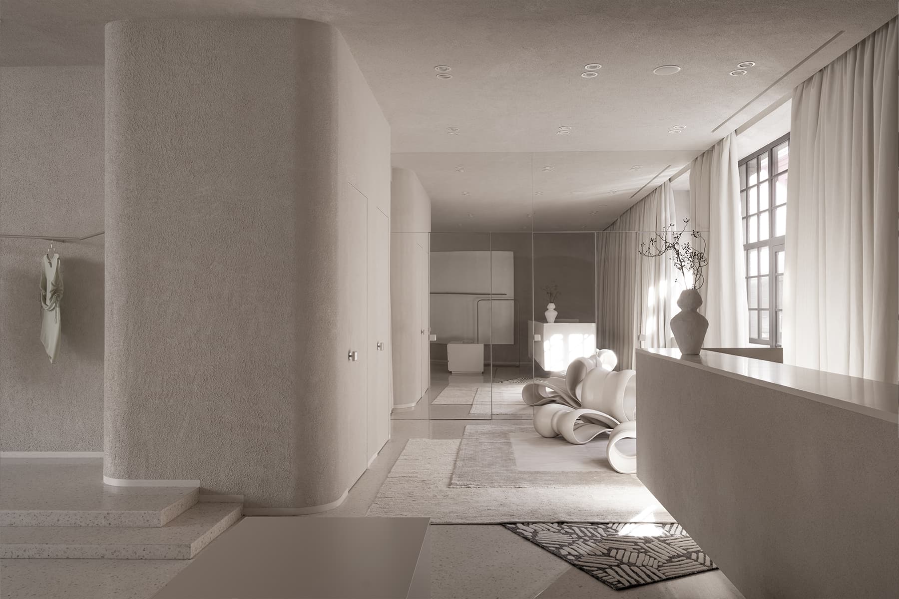 Обволакивающий интерьер флагмана бренда нижнего белья — проект бюро RMMSH