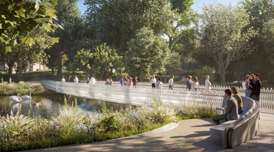 Foster + Partners показали дизайн мемориала королевы Елизаветы II