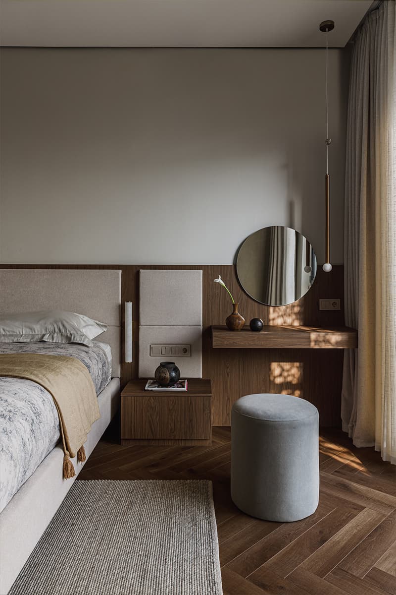 Теплый интерьер с деликатными этническими мотивами — проект Sande Studio