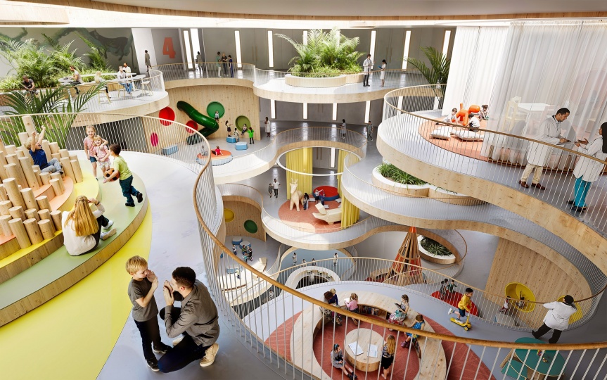 Карло Ратти и Park Associati построят километровый парк вокруг больницы в Брешии