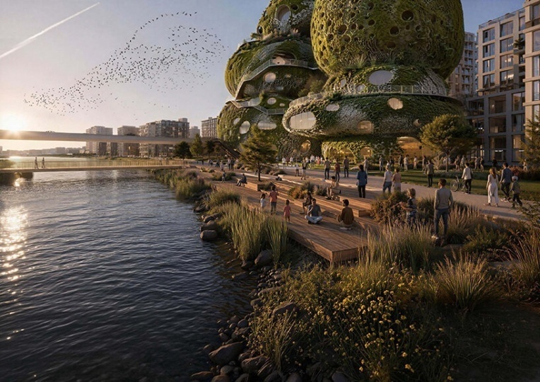 MVRDV построит футуристичный культурный центр в Роттердаме